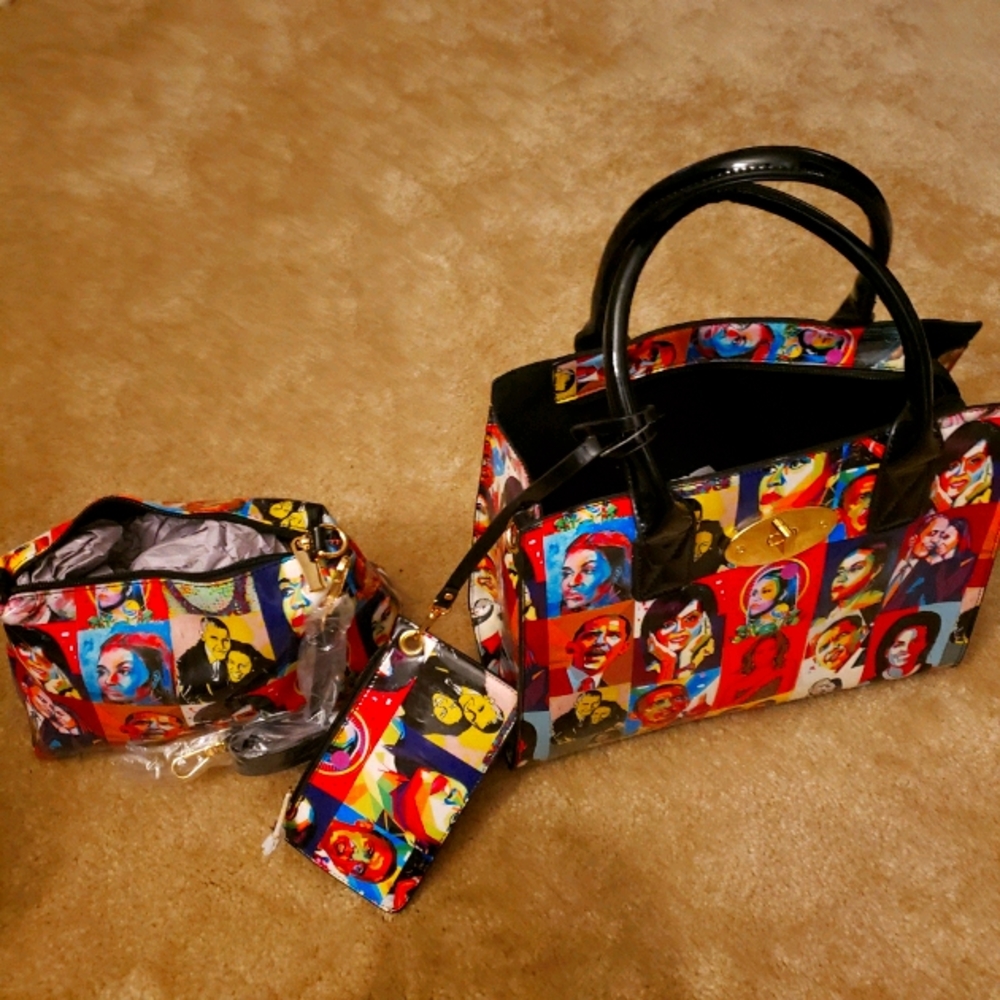 Purse crossbody and Wallet